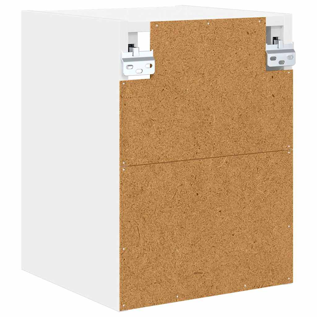 vidaXL Szafka wisząca Biały 30 x 29,5 x 40 cm Materiał drewnopochodny