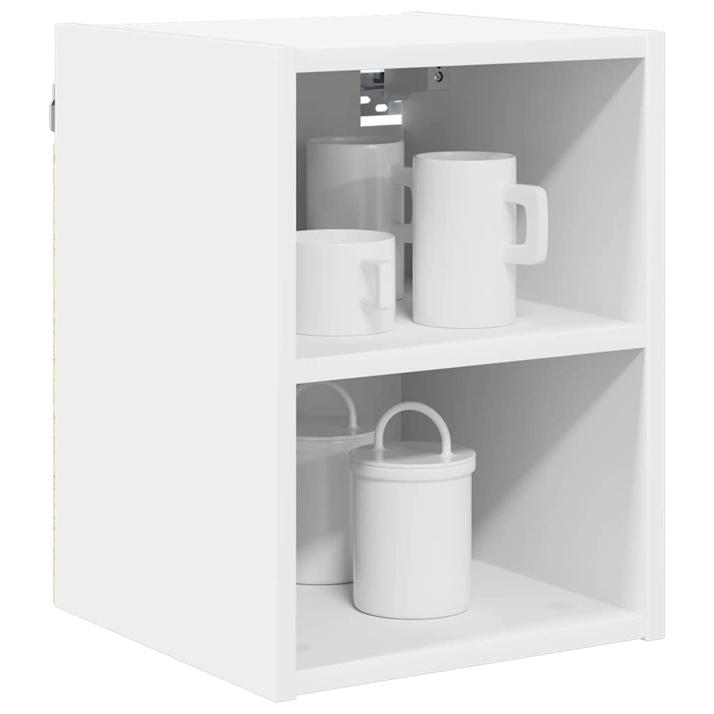 vidaXL Szafka wisząca Biały 30 x 29,5 x 40 cm Materiał drewnopochodny