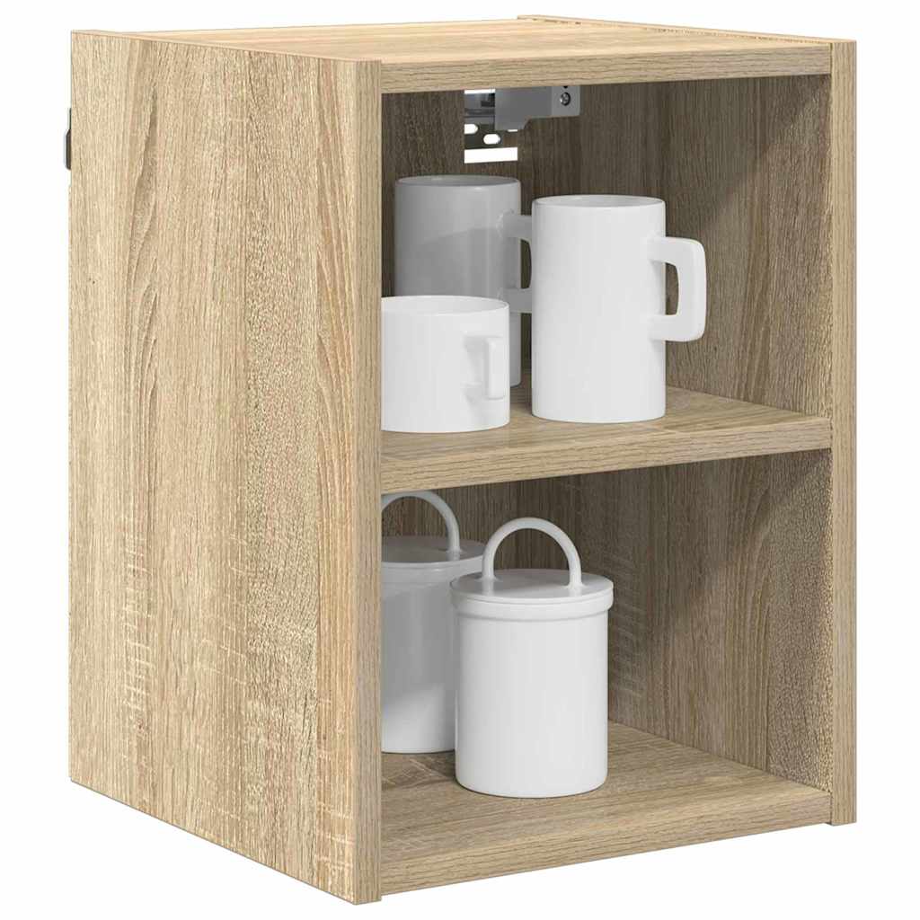 vidaXL Szafka wisząca z przechowywaniem Dąb Sonoma 30 x 29,5 x 40 cm