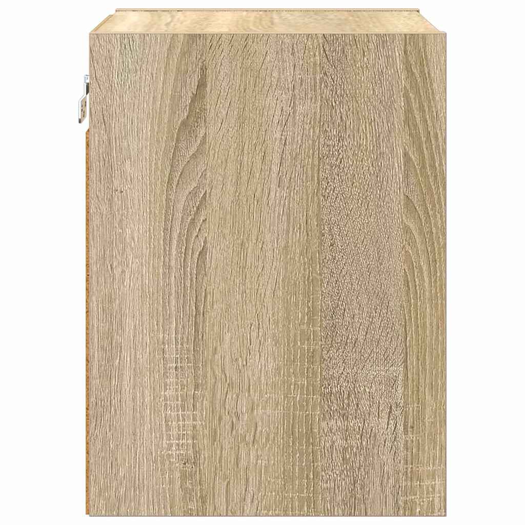 vidaXL Szafka wisząca z przechowywaniem Dąb Sonoma 30 x 29,5 x 40 cm