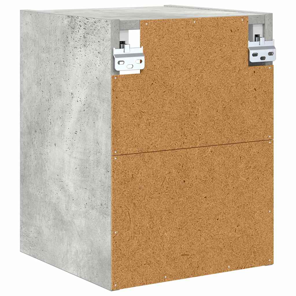 vidaXL Szafka wisząca Betonowy szary 30 x 29,5 x 40 cm
