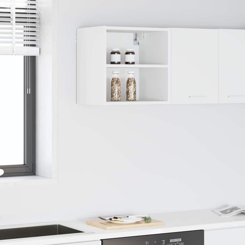 vidaXL Szafka wisząca Biały 40 x 29,5 x 40 cm Materiał drewnopochodny