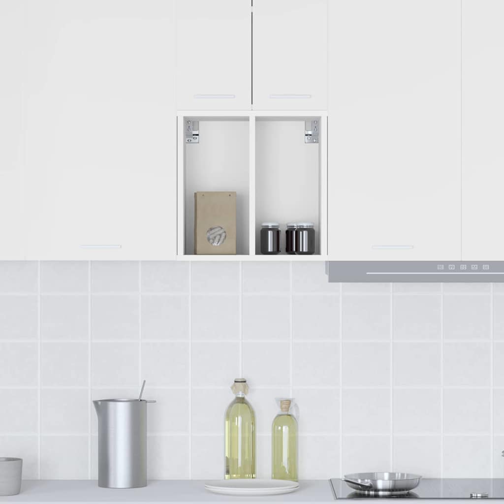 vidaXL Szafka wisząca Biały 40 x 29,5 x 40 cm Materiał drewnopochodny