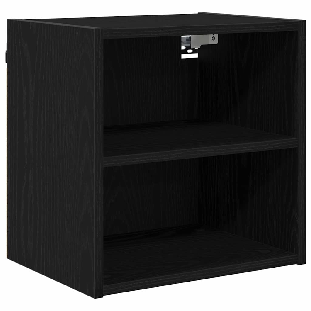 vidaXL Szafka wisząca z przechowywaniem Czarny Dąb 40 x 29,5 x 40 cm