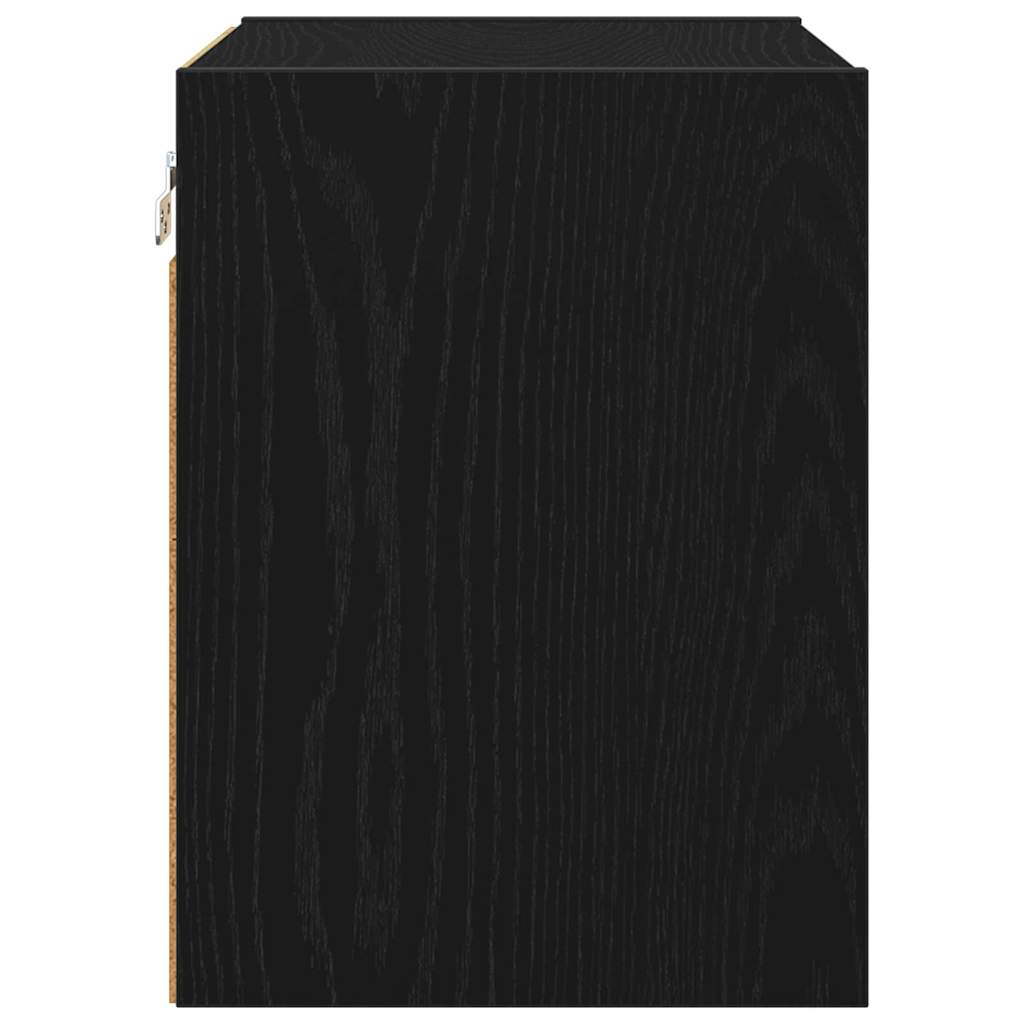 vidaXL Szafka wisząca z przechowywaniem Czarny Dąb 40 x 29,5 x 40 cm