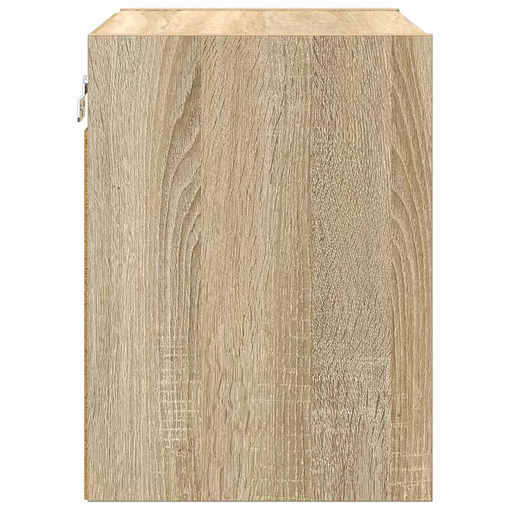 vidaXL Szafka wisząca z przechowywaniem Dąb Sonoma 40 x 29,5 x 40 cm