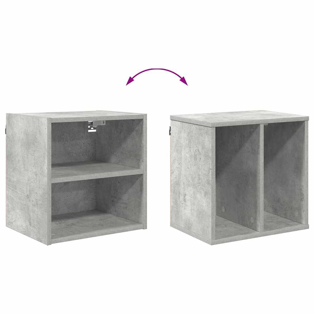 vidaXL Szafka wisząca Betonowy szary 40 x 29,5 x 40 cm