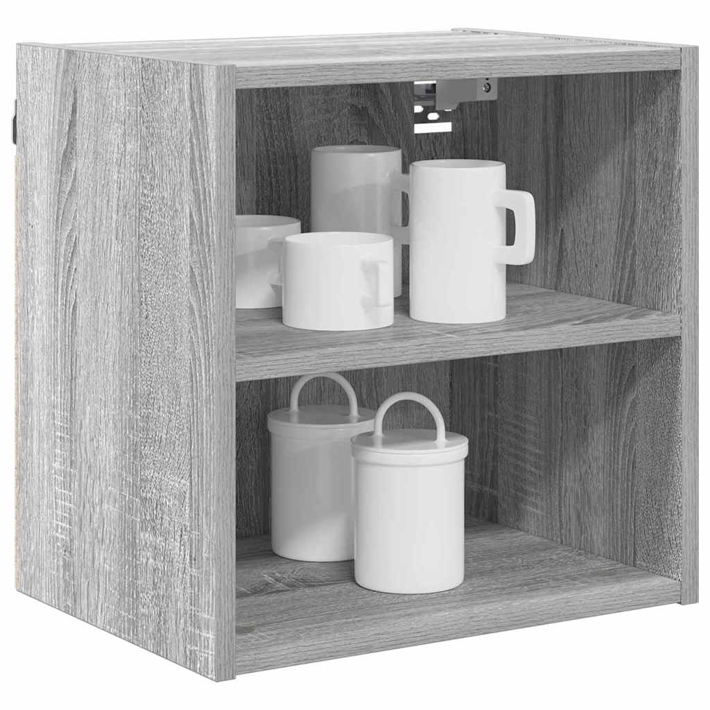 vidaXL Szafka wisząca z przechowywaniem Szary Sonoma 40 x 29,5 x 40 cm
