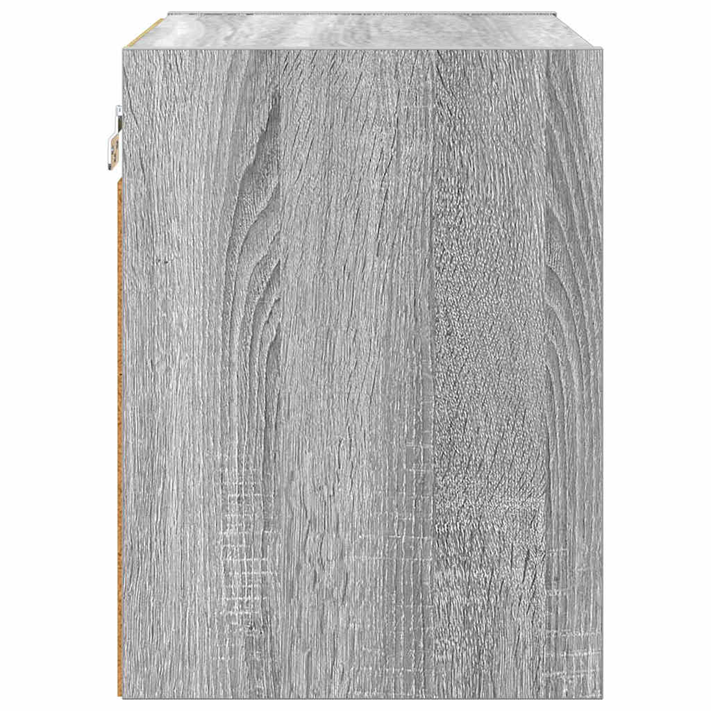 vidaXL Szafka wisząca z przechowywaniem Szary Sonoma 40 x 29,5 x 40 cm
