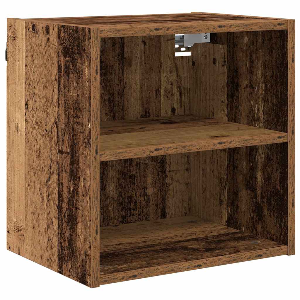 vidaXL Szafka wisząca z przechowywaniem Stare drewno 40 x 29,5 x 40 cm