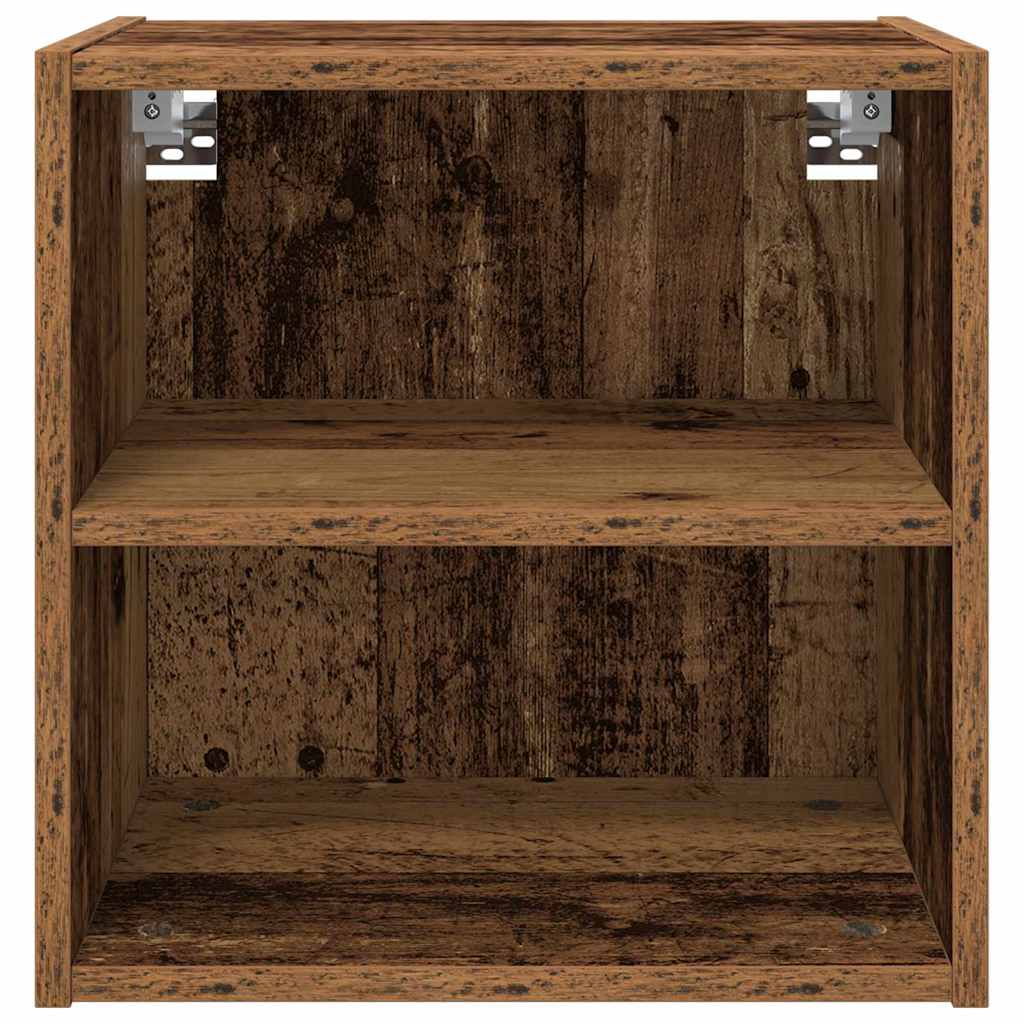 vidaXL Szafka wisząca z przechowywaniem Stare drewno 40 x 29,5 x 40 cm