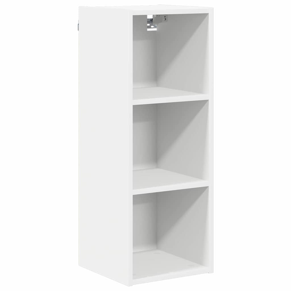 vidaXL Szafka wisząca z przechowywaniem Riga Biały 30 x 29,5 x 80 cm
