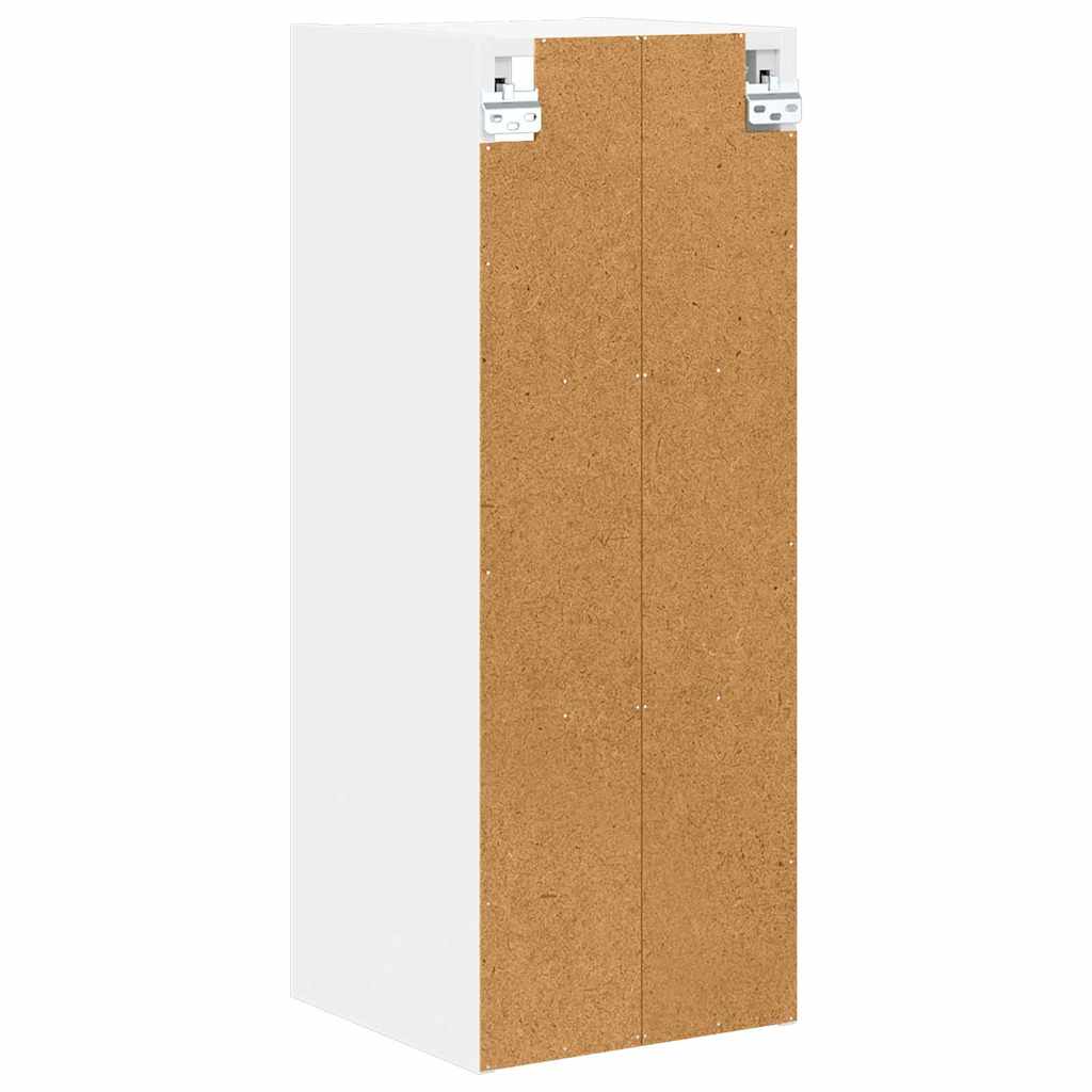 vidaXL Szafka wisząca z przechowywaniem Riga Biały 30 x 29,5 x 80 cm