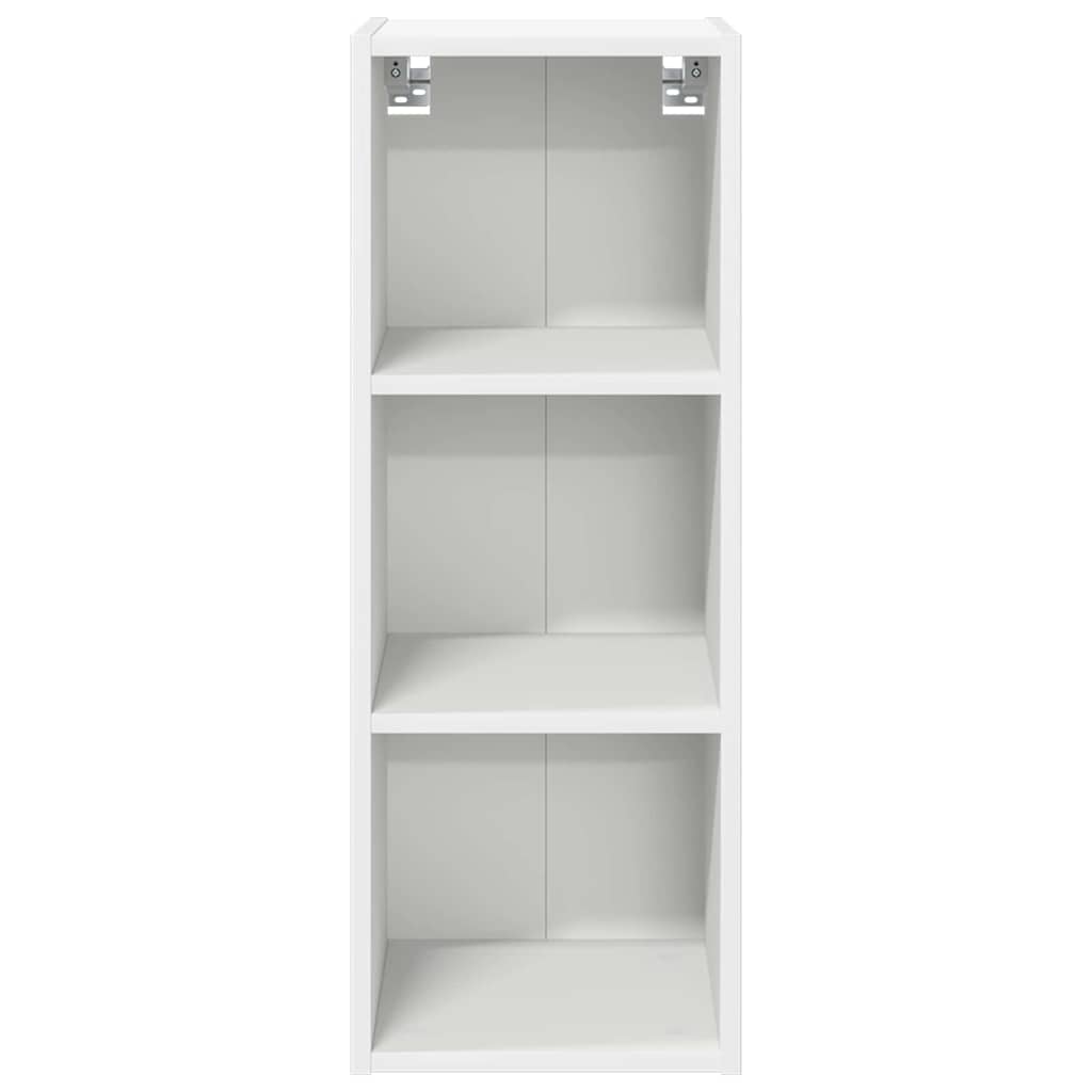 vidaXL Szafka wisząca z przechowywaniem Riga Biały 30 x 29,5 x 80 cm
