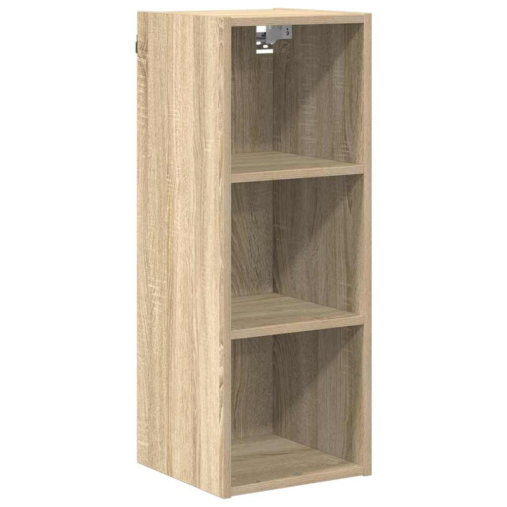 vidaXL Szafka wisząca z przechowywaniem Dąb Sonoma 30 x 29,5 x 80 cm