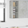 vidaXL Szafka wisząca Betonowy szary 30 x 29,5 x 80 cm