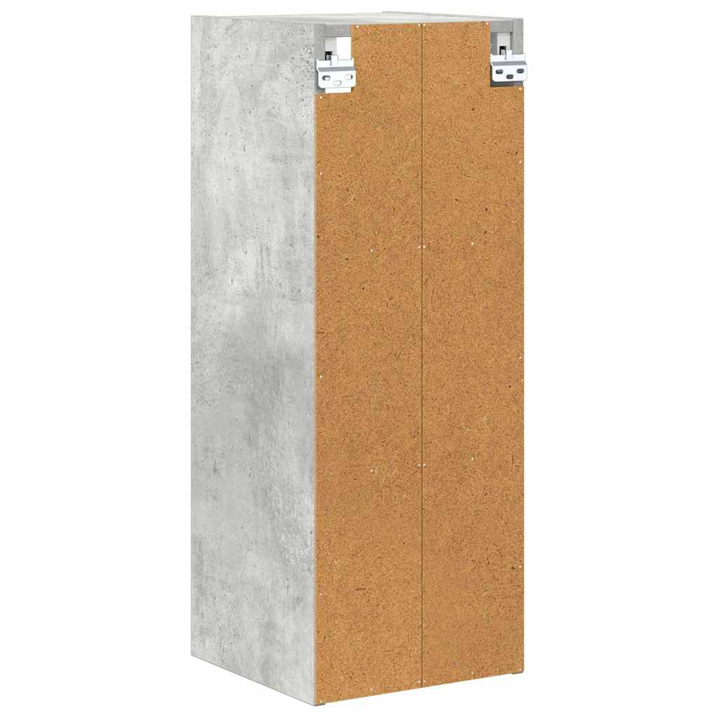 vidaXL Szafka wisząca Betonowy szary 30 x 29,5 x 80 cm