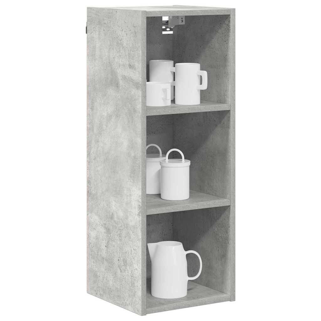 vidaXL Szafka wisząca Betonowy szary 30 x 29,5 x 80 cm