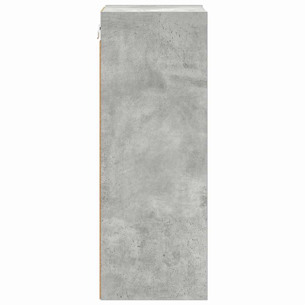 vidaXL Szafka wisząca Betonowy szary 30 x 29,5 x 80 cm