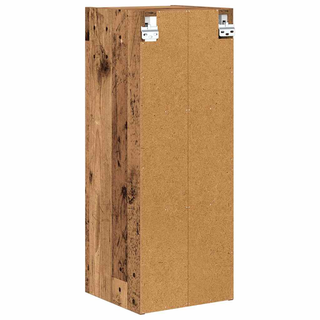 vidaXL Szafka wisząca Riga Stare drewno 30 x 29,5 x 80 cm