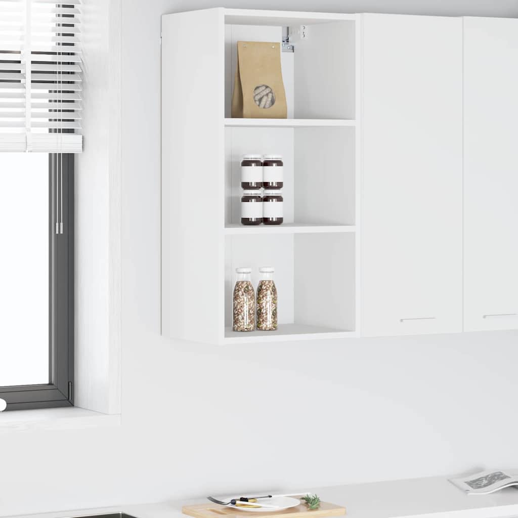 vidaXL Szafka wisząca Biały 40 x 29,5 x 80 cm Materiał drewnopochodny
