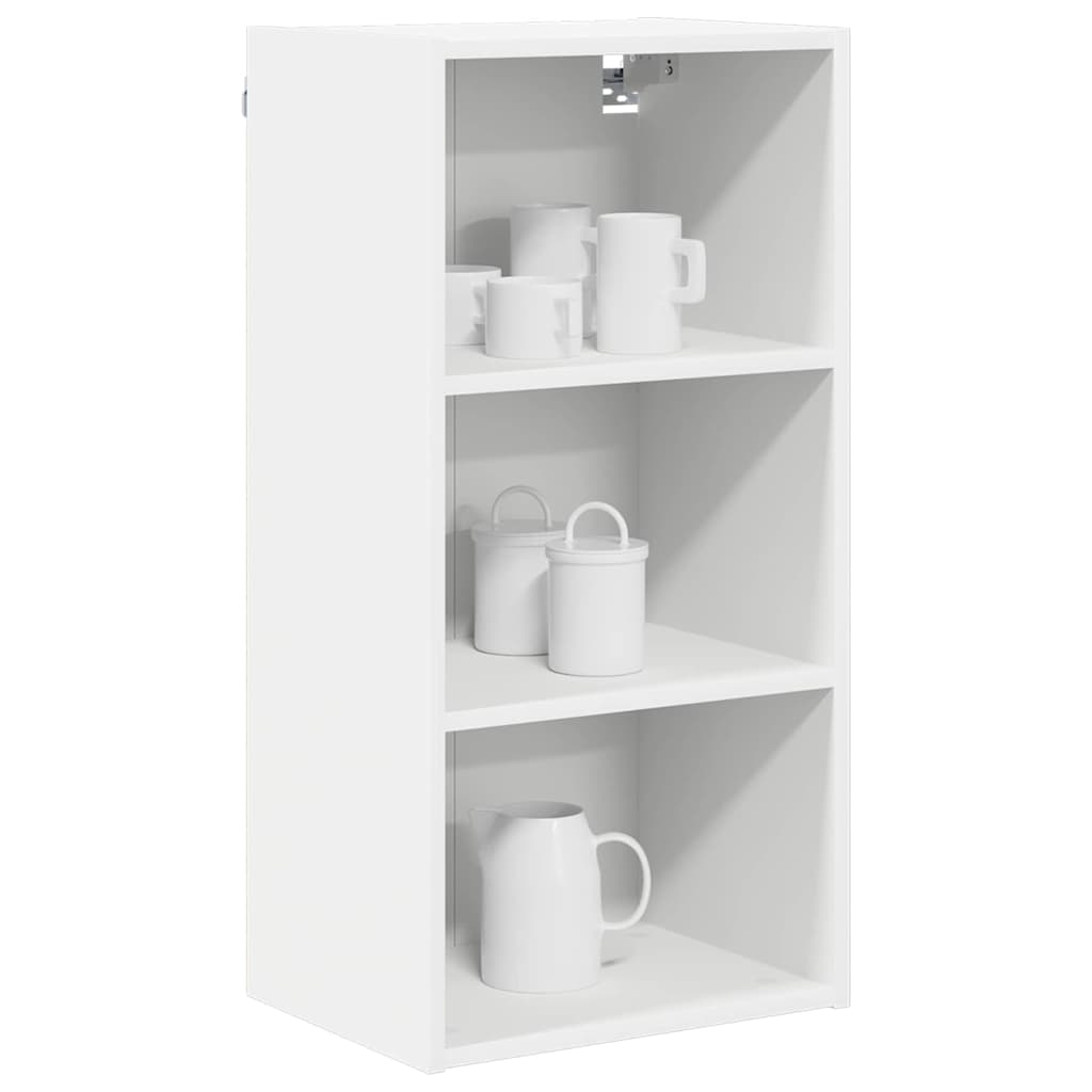 vidaXL Szafka wisząca Biały 40 x 29,5 x 80 cm Materiał drewnopochodny