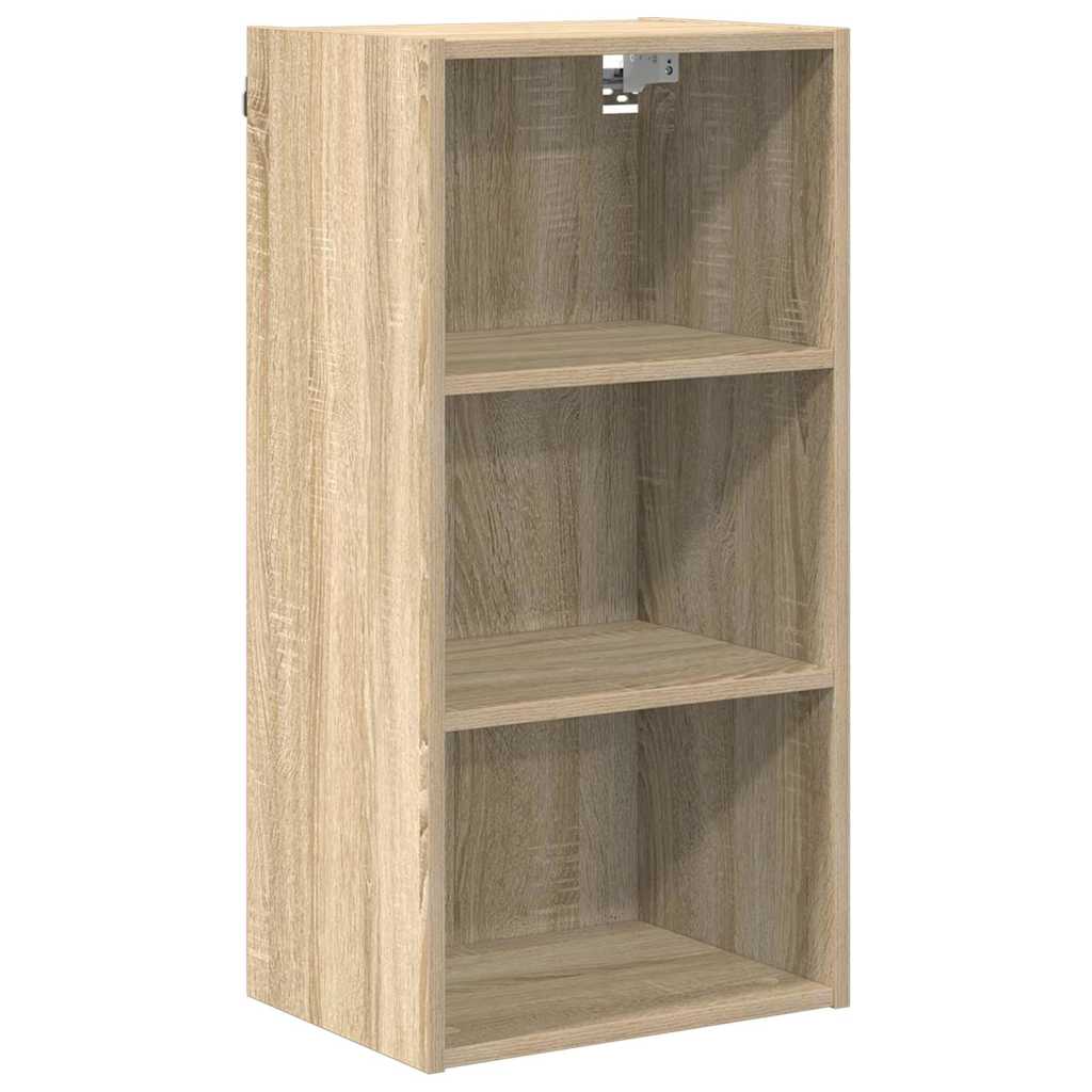 vidaXL Szafka wisząca z przechowywaniem Dąb Sonoma 40 x 29,5 x 80 cm