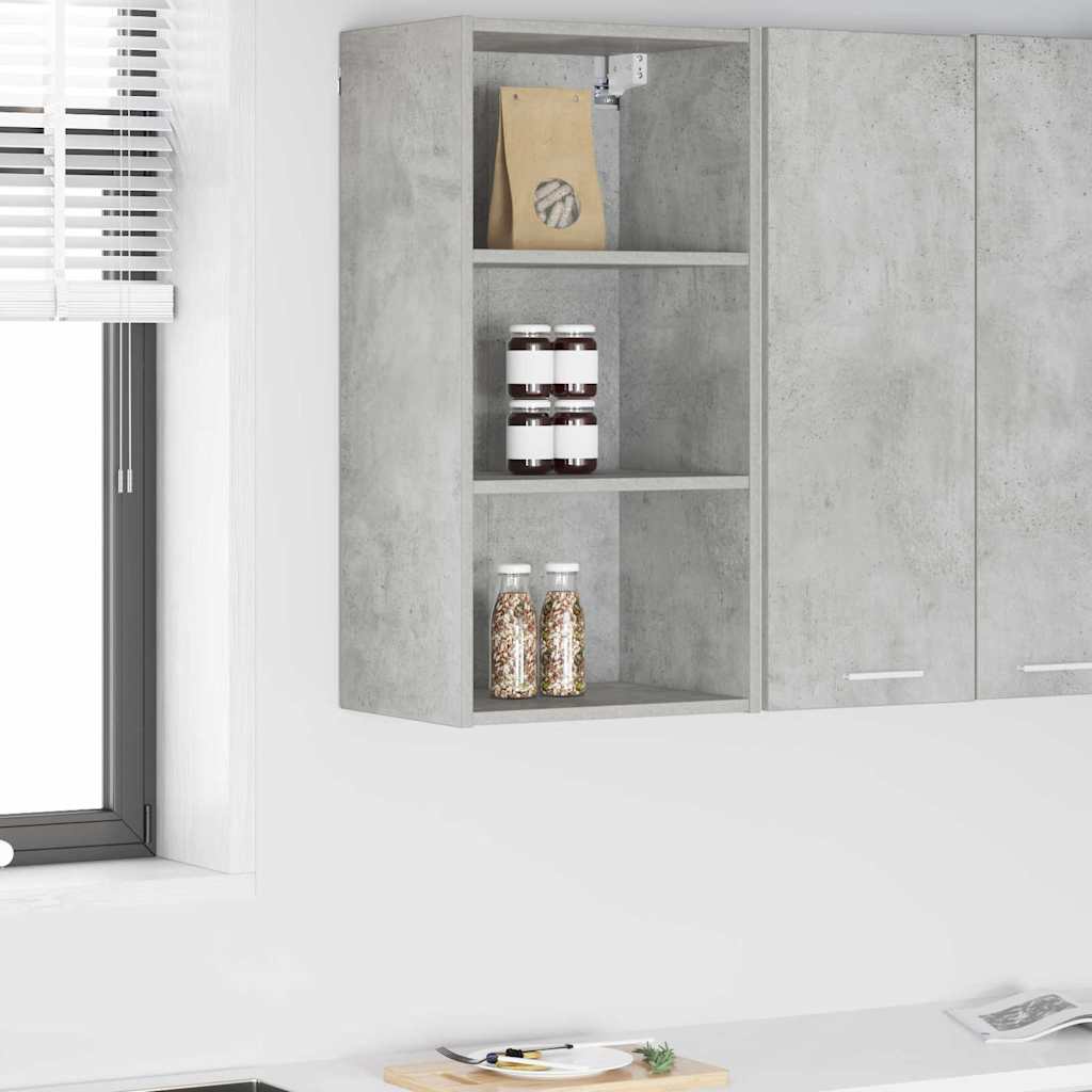 vidaXL Szafka wisząca Betonowy szary 40 x 29,5 x 80 cm