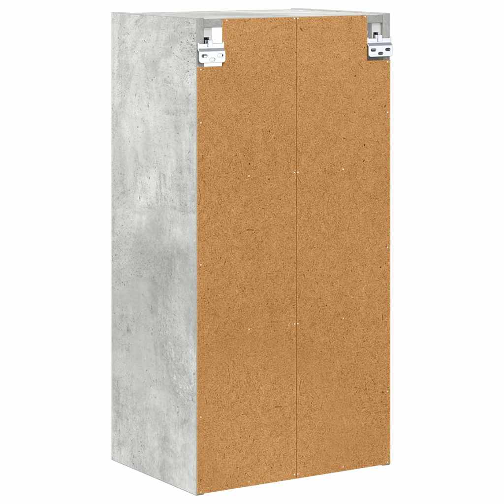 vidaXL Szafka wisząca Betonowy szary 40 x 29,5 x 80 cm
