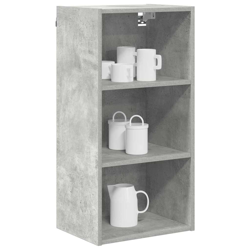 vidaXL Szafka wisząca Betonowy szary 40 x 29,5 x 80 cm