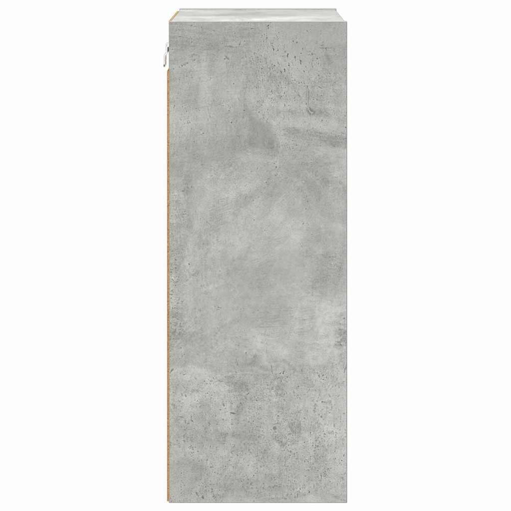 vidaXL Szafka wisząca Betonowy szary 40 x 29,5 x 80 cm