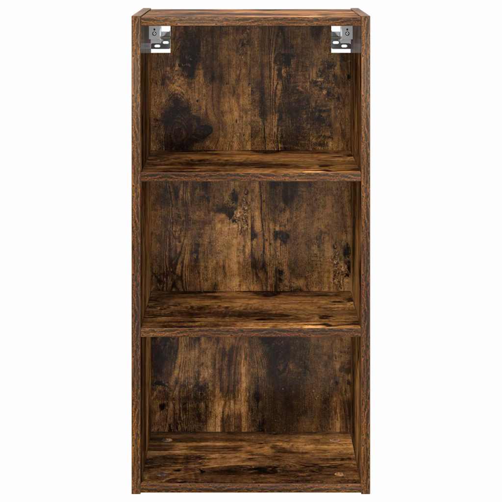 vidaXL Szafka wisząca z przechowywaniem Dąb wędzony 40 x 29,5 x 80 cm
