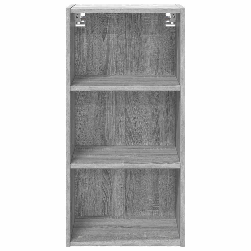 vidaXL Szafka wisząca z przechowywaniem Szary Sonoma 40 x 29,5 x 80 cm