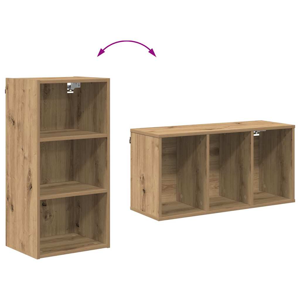 vidaXL Szafka wisząca Dąb rzemieślniczy 40 x 29,5 x 80 cm