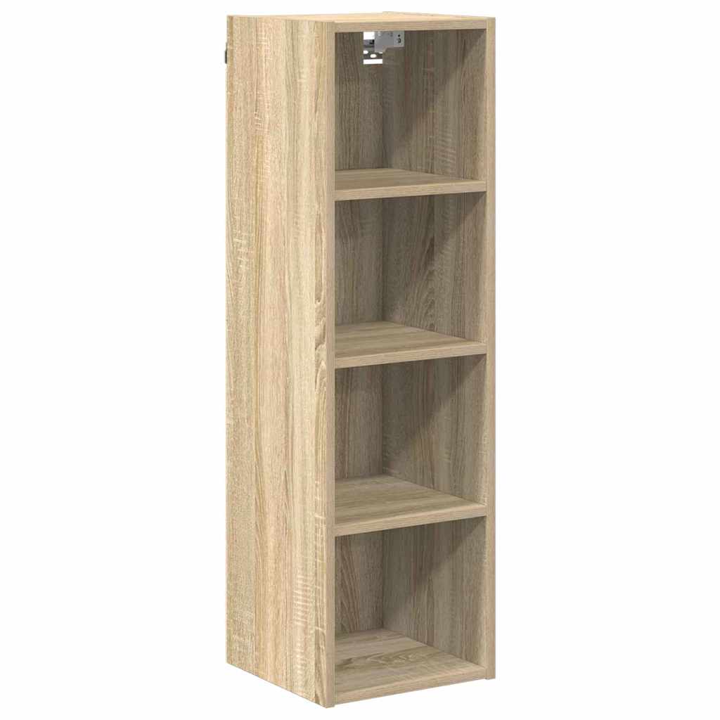 vidaXL Szafka wisząca z przechowywaniem Dąb Sonoma 30 x 29,5 x 100 cm