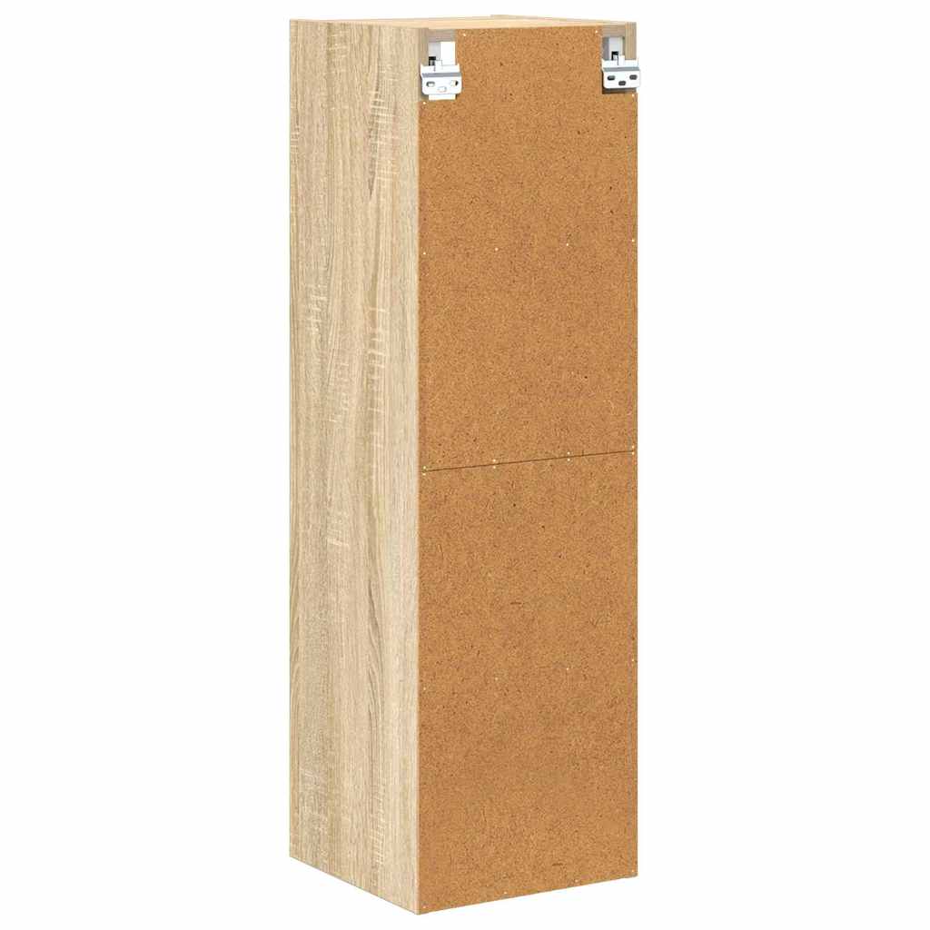 vidaXL Szafka wisząca z przechowywaniem Dąb Sonoma 30 x 29,5 x 100 cm