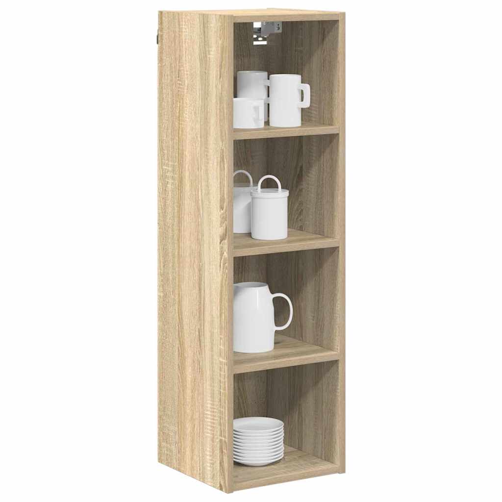 vidaXL Szafka wisząca z przechowywaniem Dąb Sonoma 30 x 29,5 x 100 cm