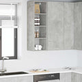 vidaXL Szafka wisząca Betonowy szary 30 x 29,5 x 100 cm