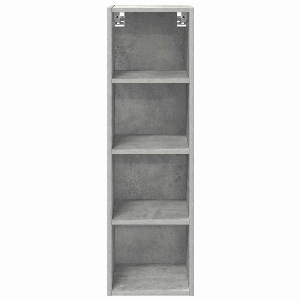 vidaXL Szafka wisząca Betonowy szary 30 x 29,5 x 100 cm