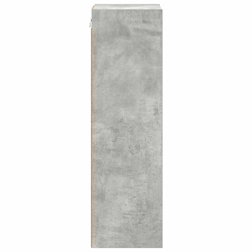 vidaXL Szafka wisząca Betonowy szary 30 x 29,5 x 100 cm