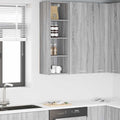 vidaXL Szafka wisząca Szary Sonoma 30 x 29,5 x 100 cm