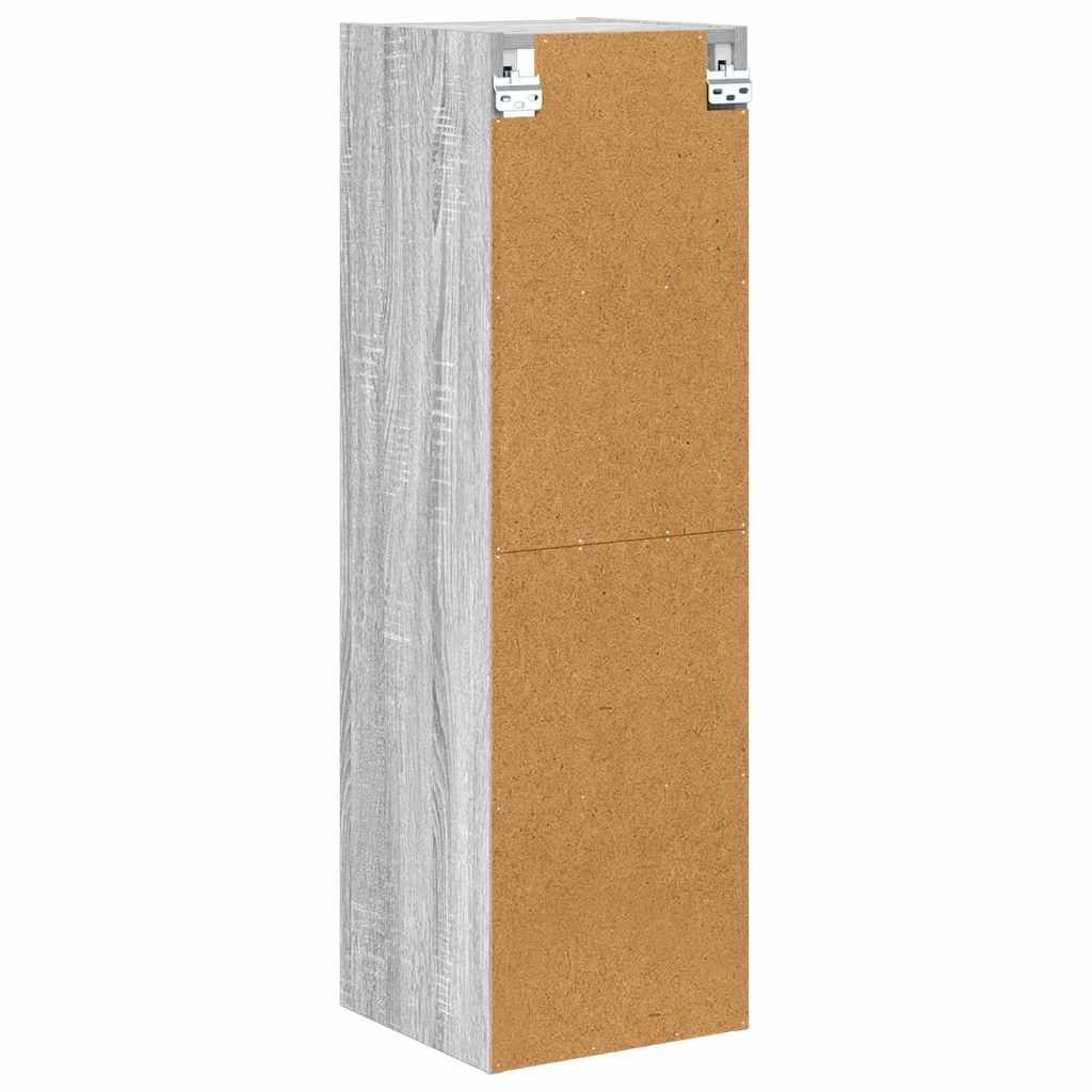 vidaXL Szafka wisząca Szary Sonoma 30 x 29,5 x 100 cm