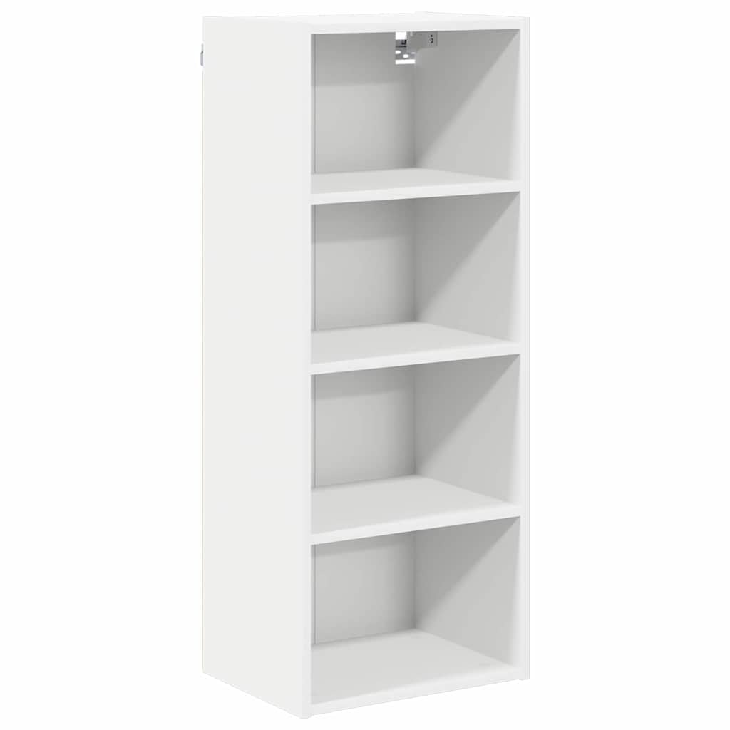 vidaXL Szafka wisząca Biały 40 x 29,5 x 100 cm Materiał drewnopochodny