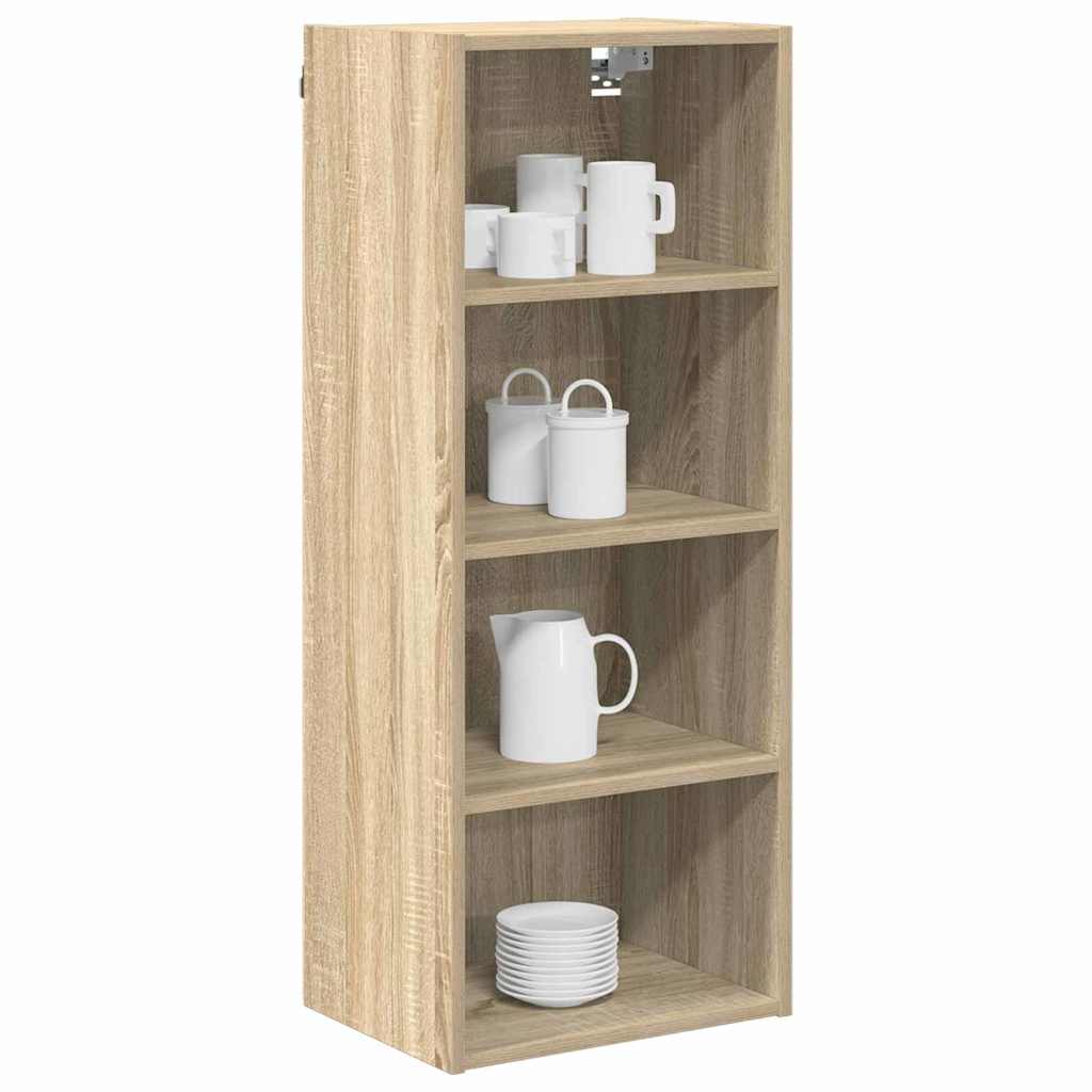 vidaXL Szafka wisząca z przechowywaniem Dąb Sonoma 40 x 29,5 x 100 cm