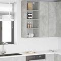 vidaXL Szafka wisząca Betonowy szary 40 x 29,5 x 100 cm