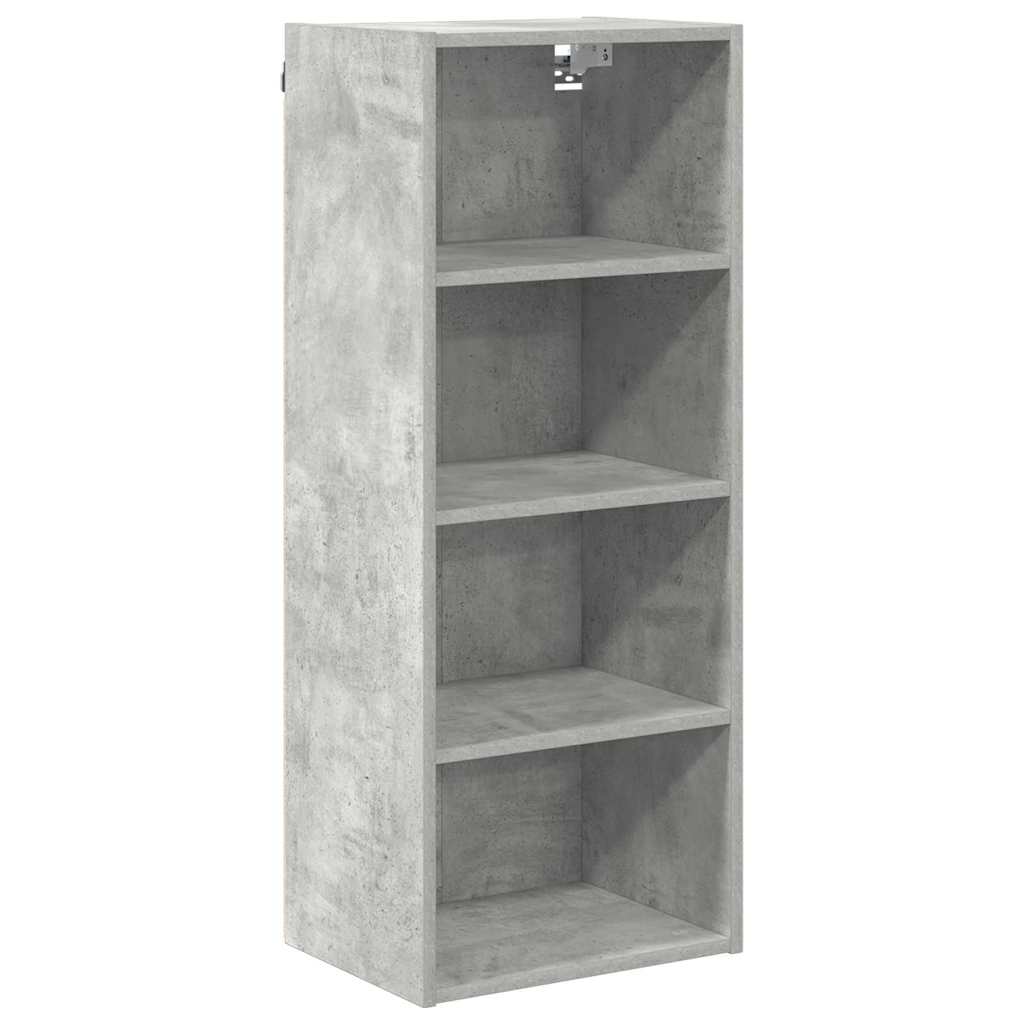 vidaXL Szafka wisząca Betonowy szary 40 x 29,5 x 100 cm