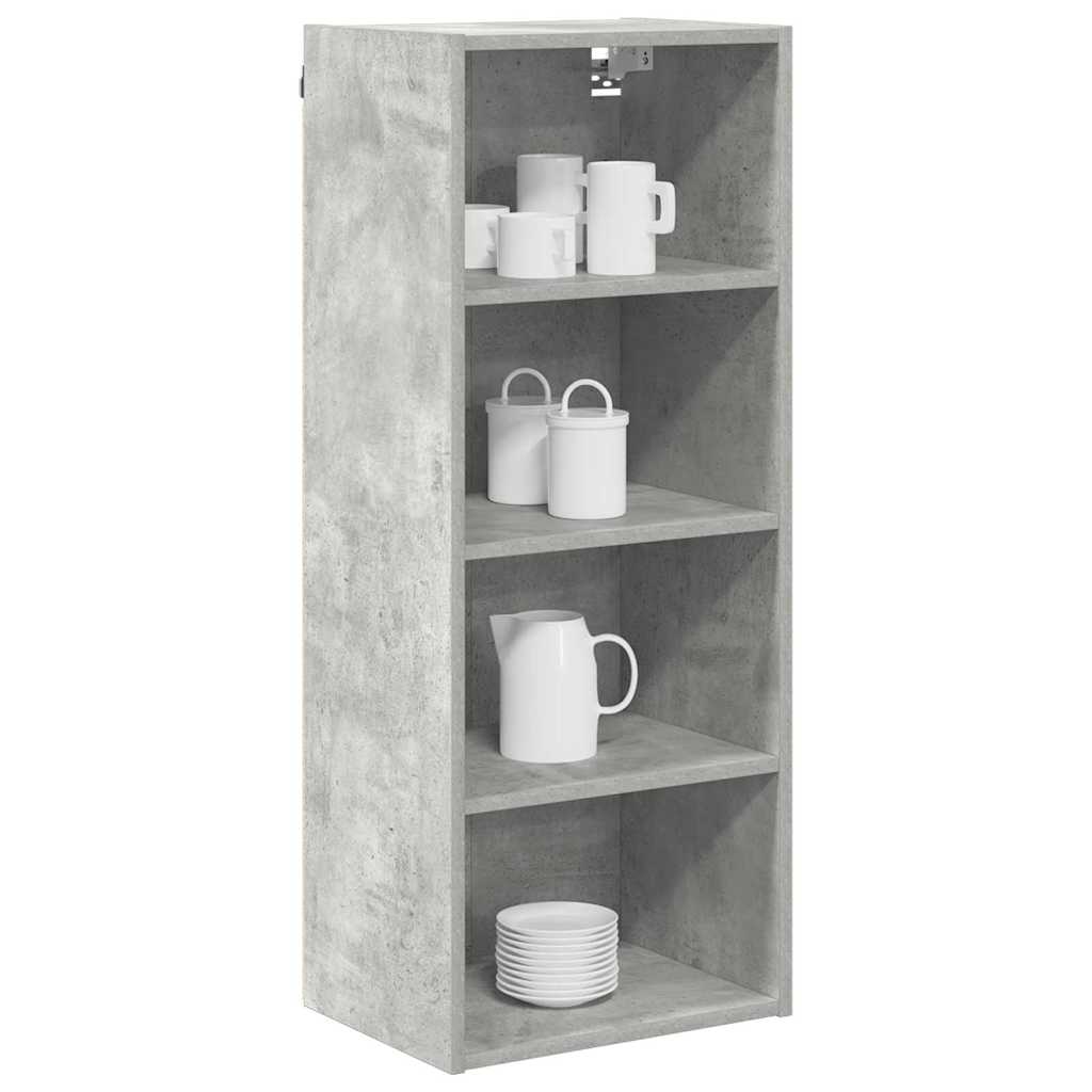 vidaXL Szafka wisząca Betonowy szary 40 x 29,5 x 100 cm