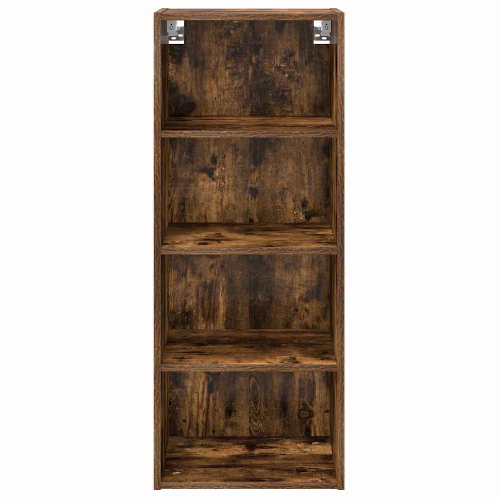vidaXL Szafka wisząca z przechowywaniem Dąb wędzony 40 x 29,5 x 100 cm