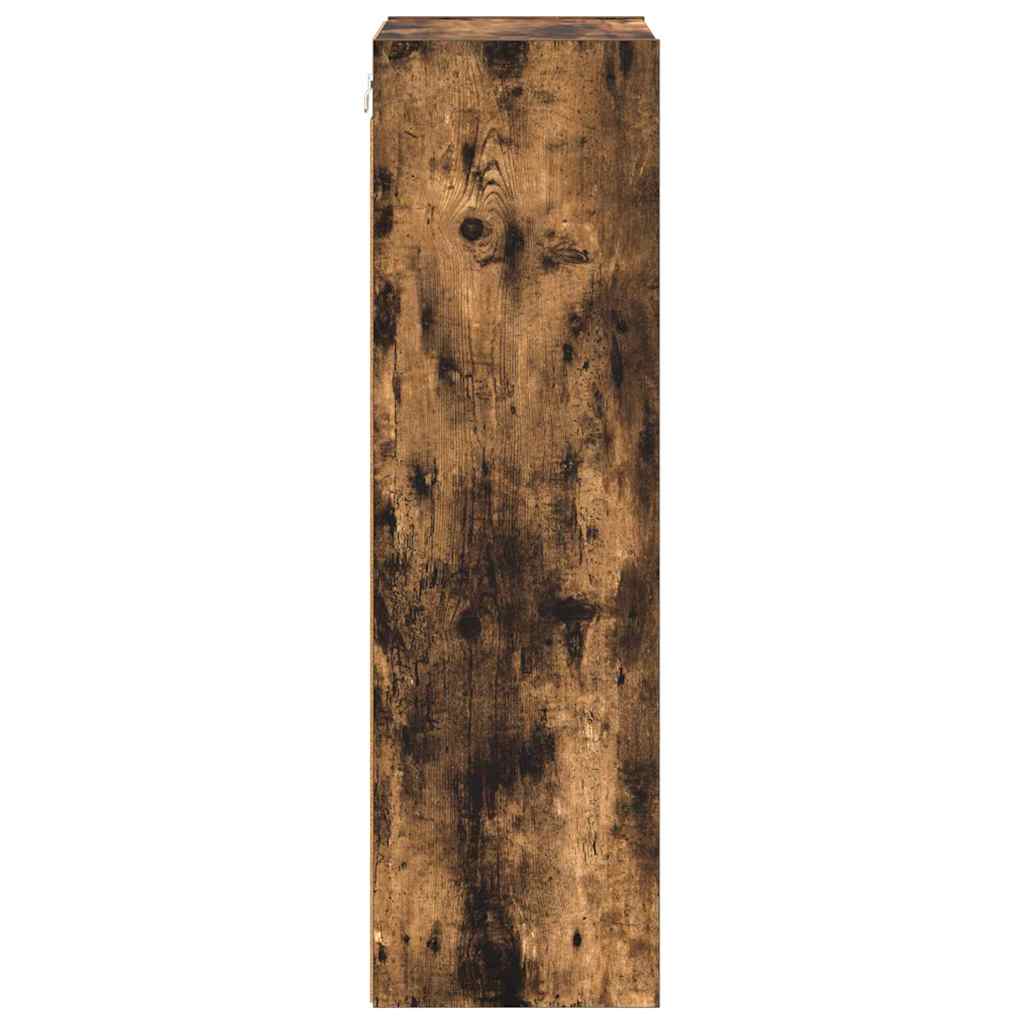 vidaXL Szafka wisząca z przechowywaniem Dąb wędzony 40 x 29,5 x 100 cm