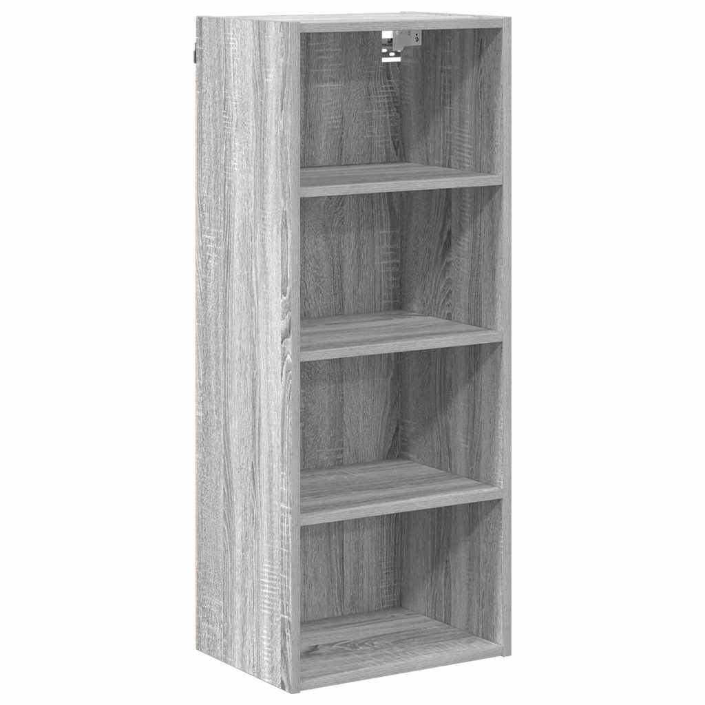 vidaXL Szafka wisząca Szary Sonoma 40 x 29,5 x 100 cm